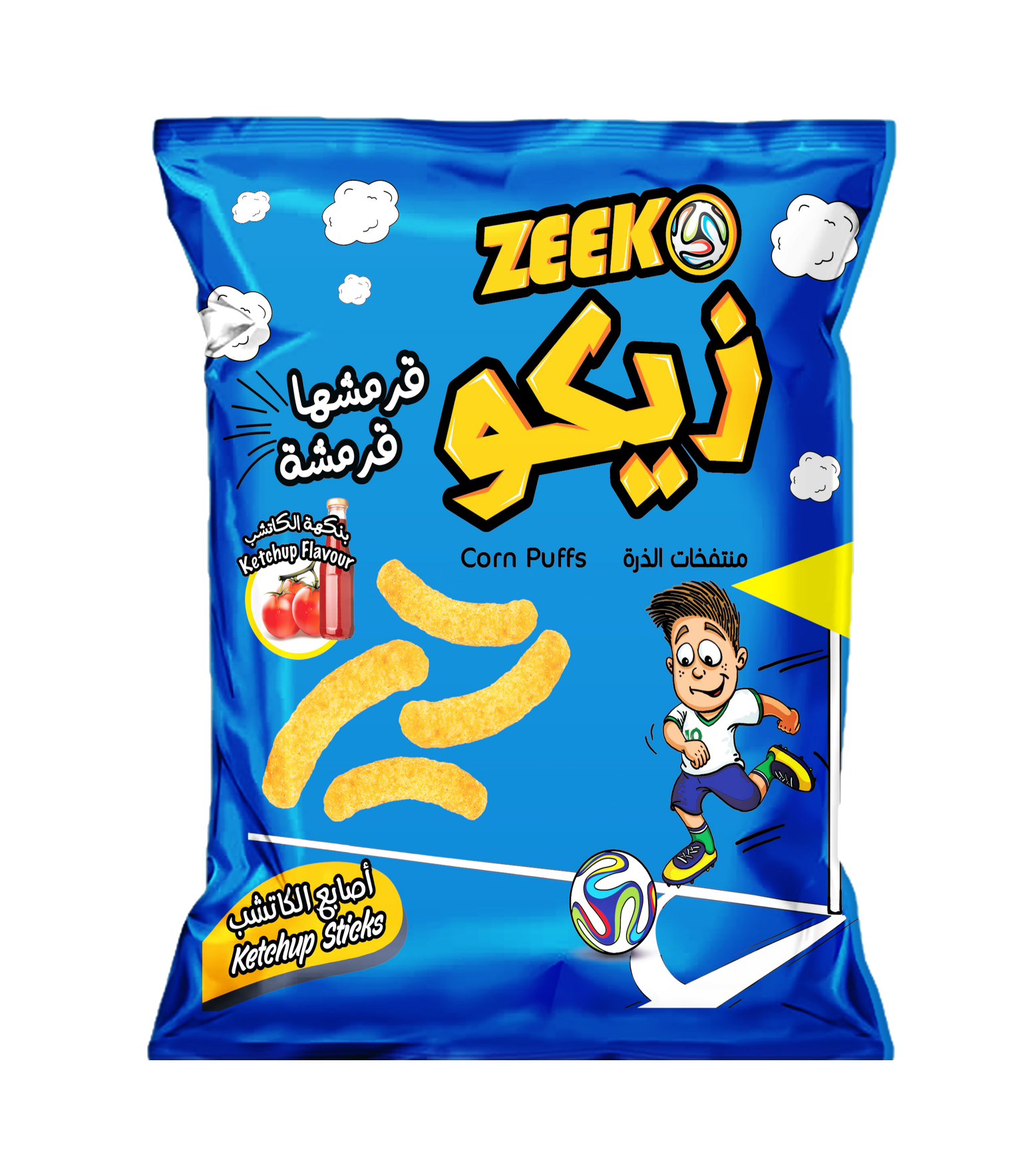 11006-Zeeko Sticke (Ketchup) 12g conv 0 زيكو أستيكس بنكهة الكاتشب - الصورة 1